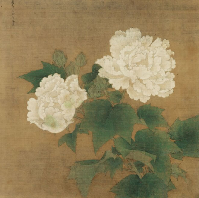 李迪《红白芙蓉图》