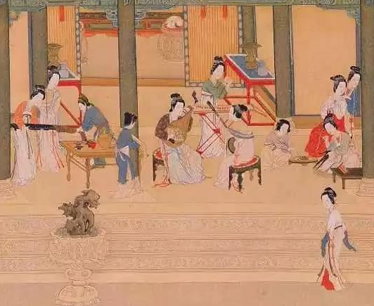 中国十大经典名画之《汉宫春晓图》