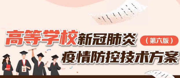 高等学校新冠肺炎疫情防控  技术方案（第六版）挂图