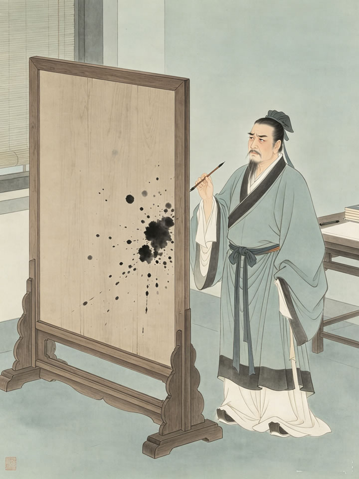 历史典故-屏风误点
